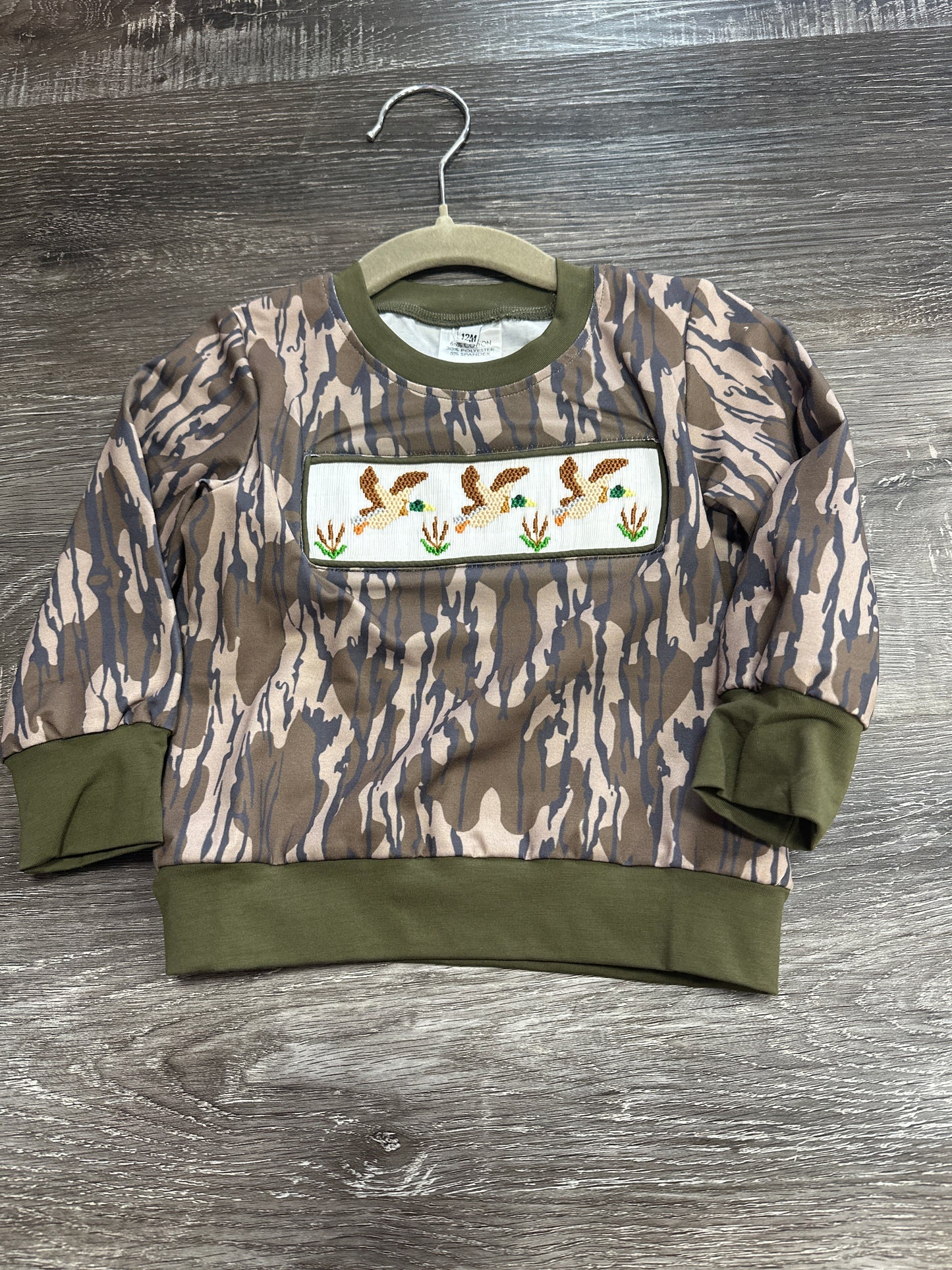 Smocked Duck pullover