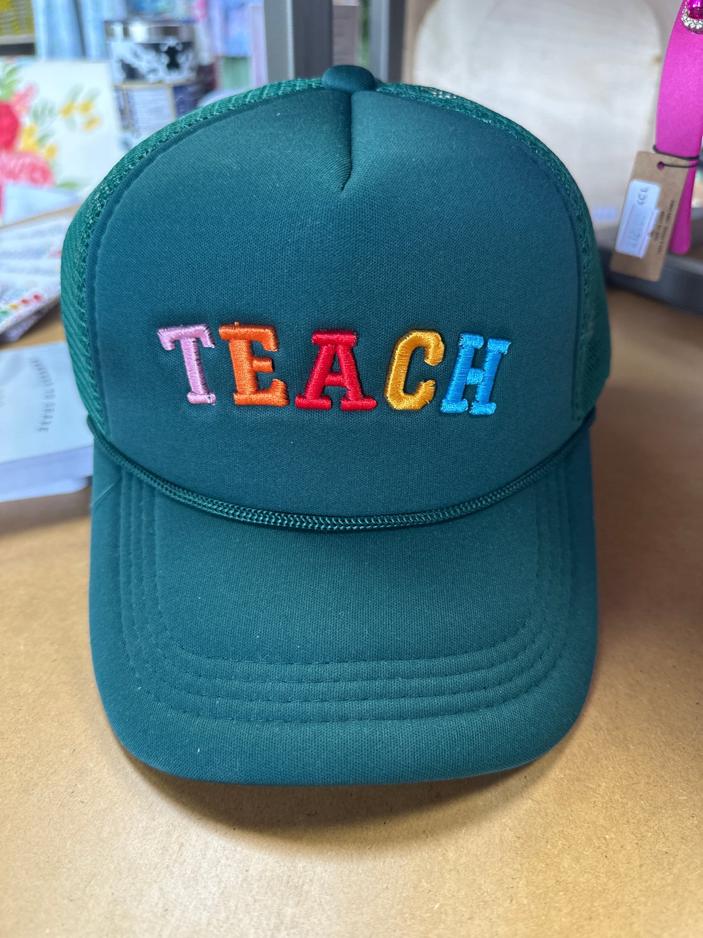 TEACH mesh hat