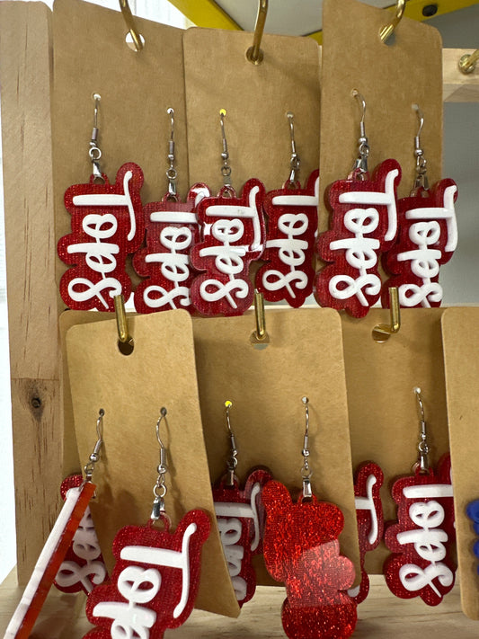 TOPS acrylic earrings