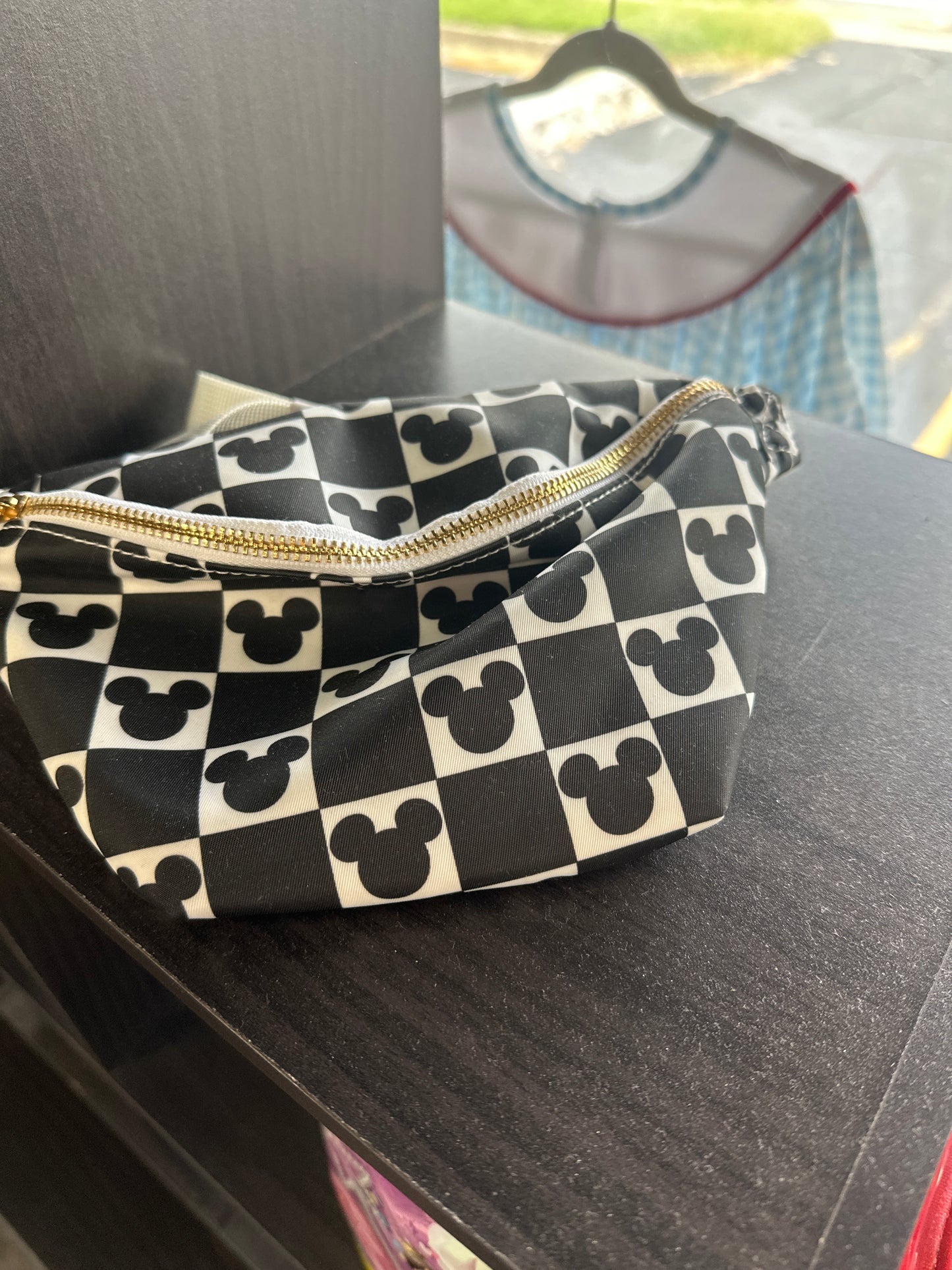 Black & white mouse fanny pack
