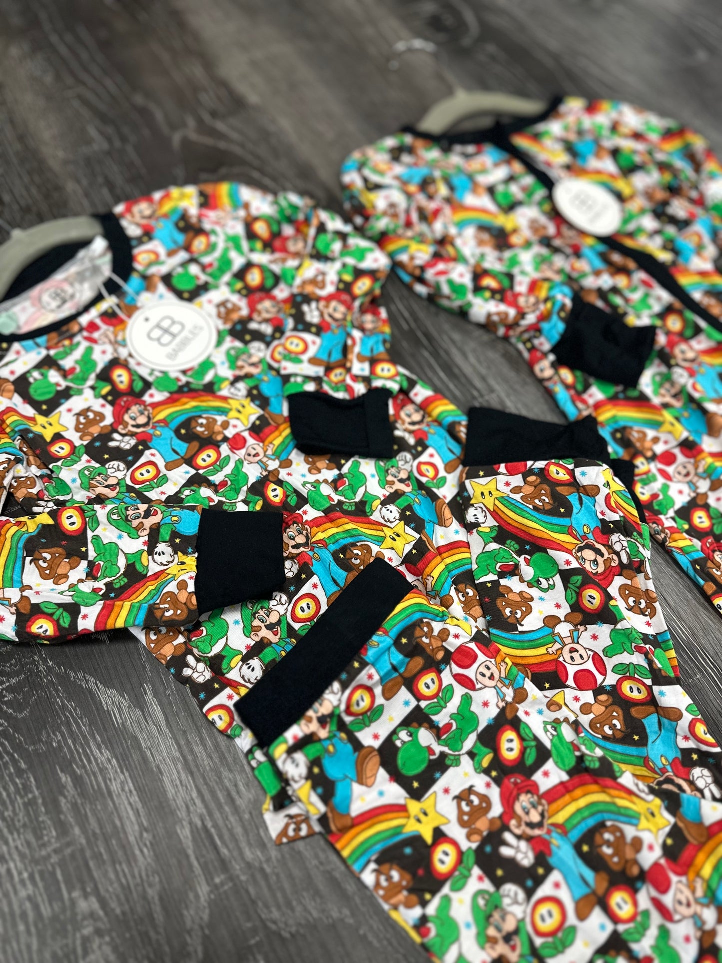 Mushroom Kingdom long sleeve set bamboo